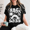 ABC 1-2-3 Educational T-Shirt — Cute Caterpillar Alphabet & Numbers Tee