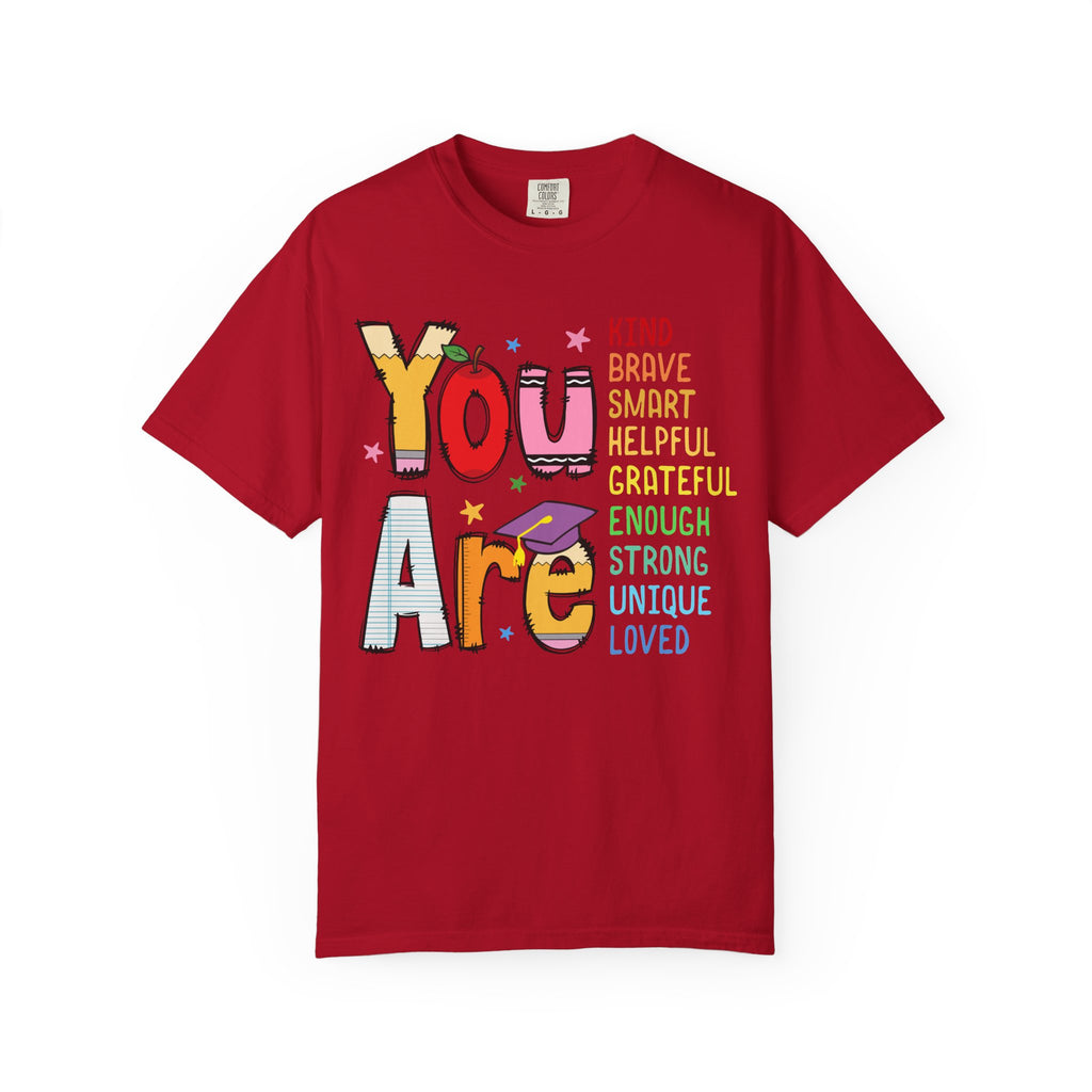 You Are Loved Inspirational T-Shirt — Positive Affirmation Tee for Kids & Teens