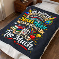 Teacher Quote Velveteen Plush Blanket — “You Know Too Much” Cozy Gift for Educators