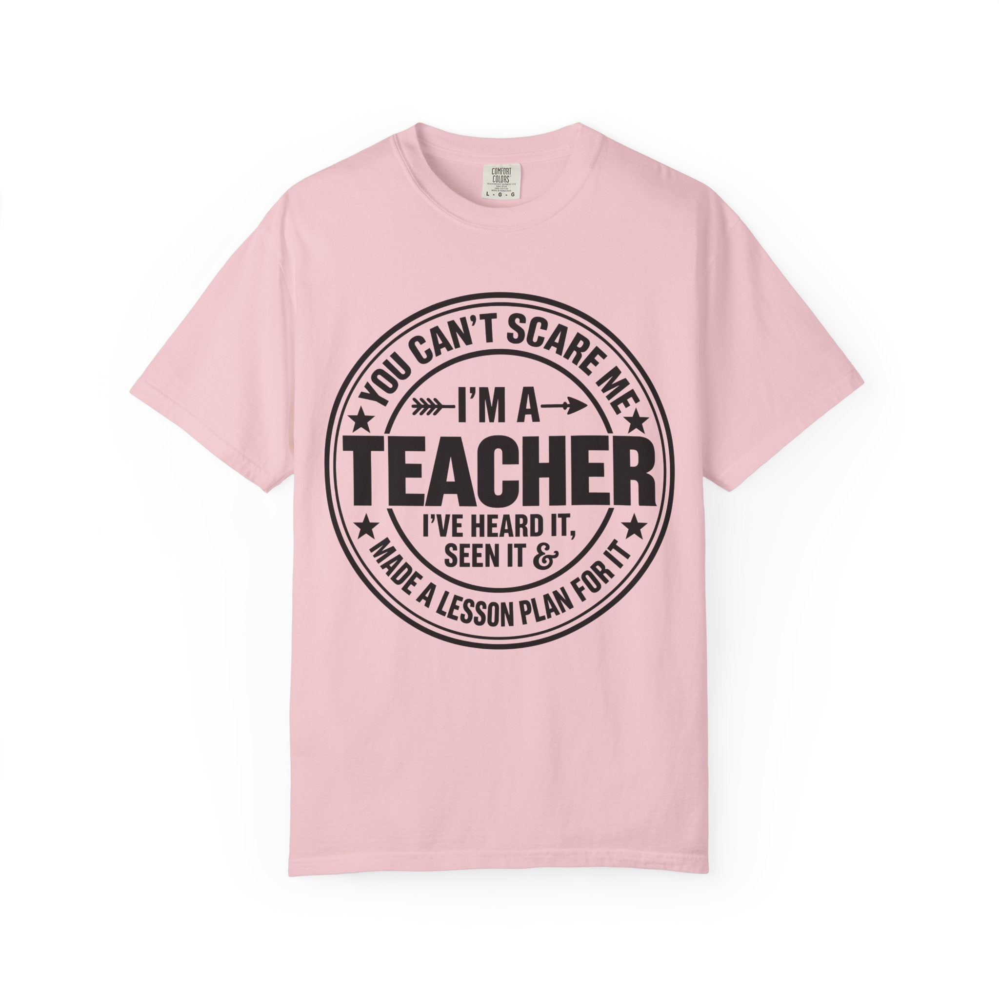 Teacher T-Shirt - "You Can't Scare Me I'm a Teacher" Funny Teacher Gift Tee