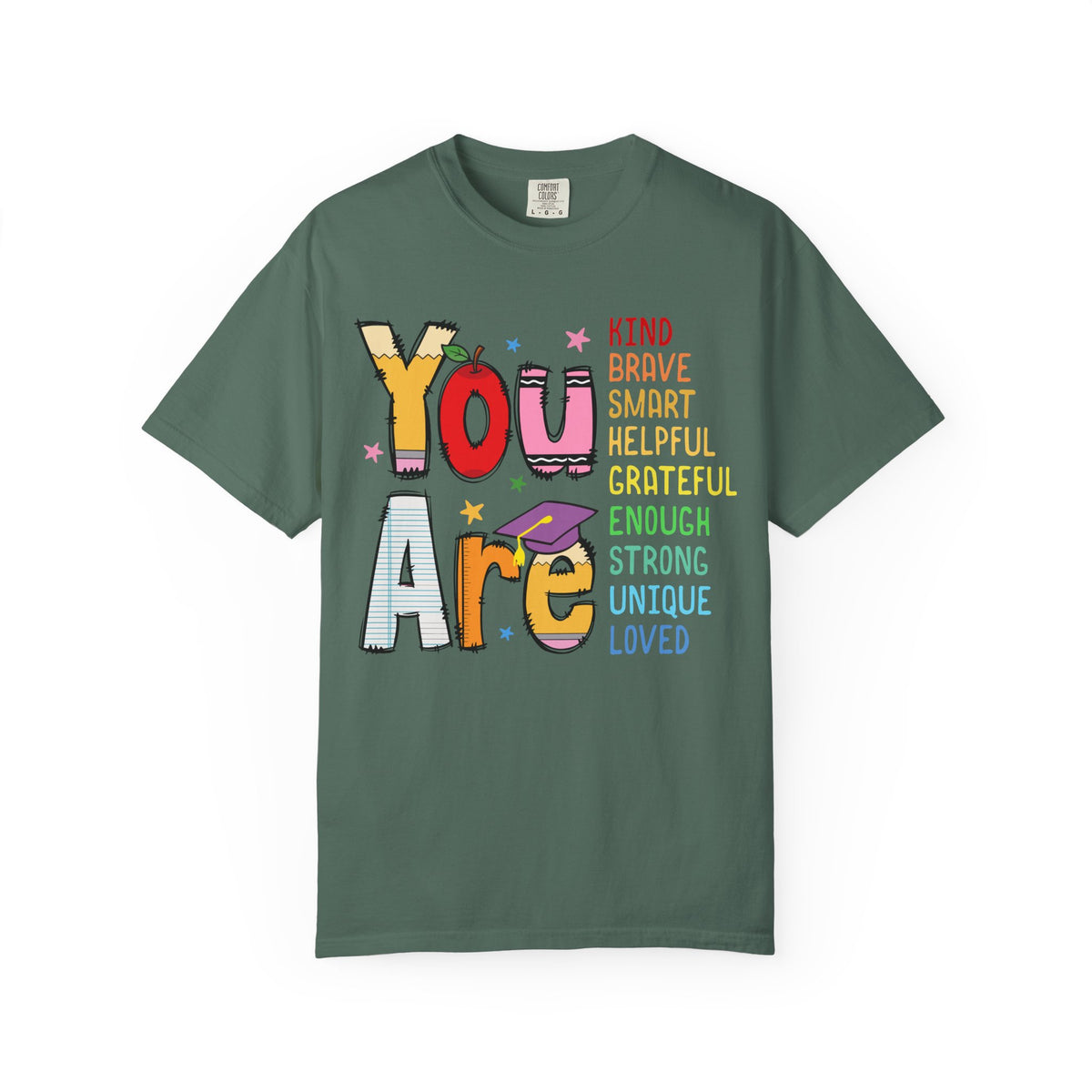 You Are Loved Inspirational T-Shirt — Positive Affirmation Tee for Kids & Teens