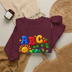 ABC 1234 Educational Kids Crewneck Sweatshirt