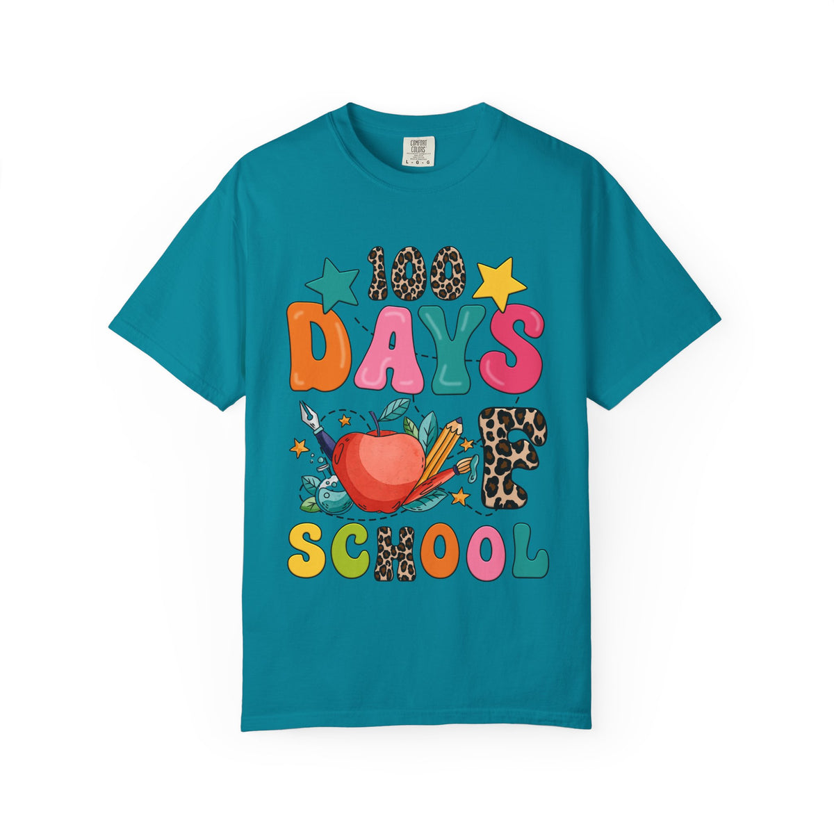 100 Days of School T-Shirt — Colorful Kids Celebration Tee