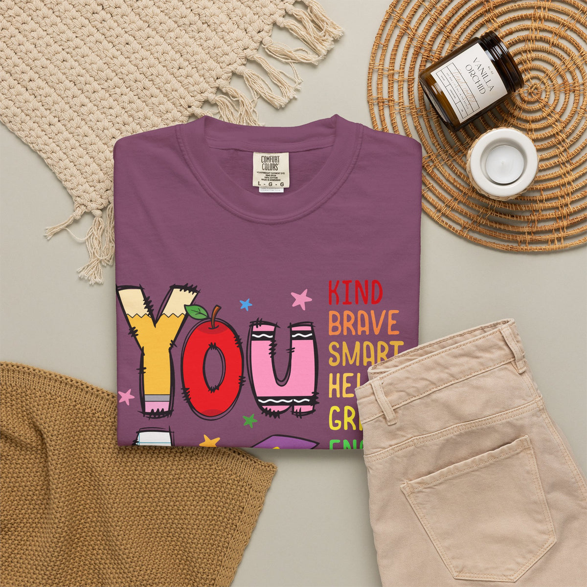 You Are Loved Inspirational T-Shirt — Positive Affirmation Tee for Kids & Teens