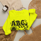 ABC 1234 Alphabet & Numbers Educational Crewneck Sweatshirt