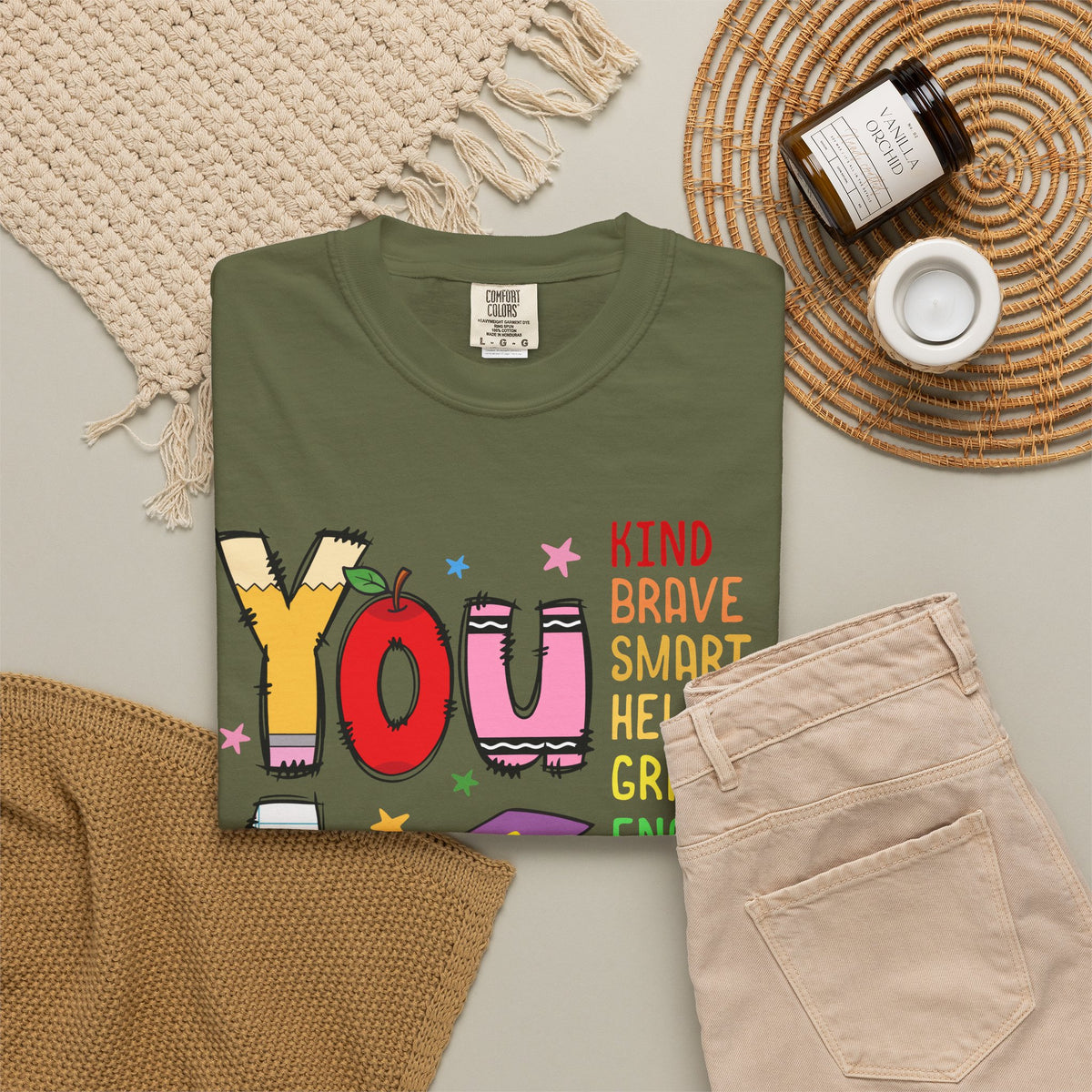 You Are Loved Inspirational T-Shirt — Positive Affirmation Tee for Kids & Teens
