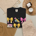 Teacher Appreciation Cute Icons T-Shirt — Bows, Books & Apple Graphic Tee