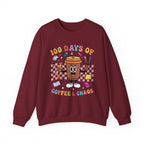100 Days of Coffee & Chaos Crewneck Sweatshirt