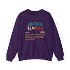 Vintage Teacher Quote Crewneck Sweatshirt