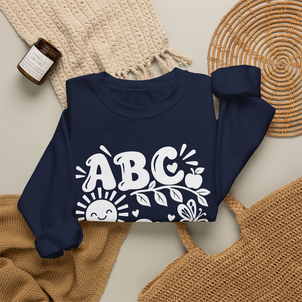 ABC 1234 Educational Crewneck Sweatshirt
