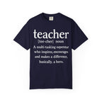 Teacher Definition T-Shirt — 'teacher [tee-cher] noun' Gift for Educators