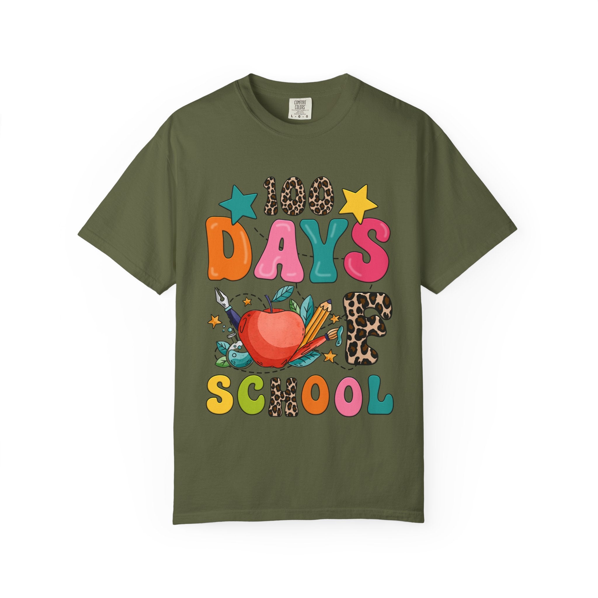 100 Days of School T-Shirt — Colorful Kids Celebration Tee