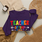 Teacher of Tiny Superheroes Crewneck Sweatshirt