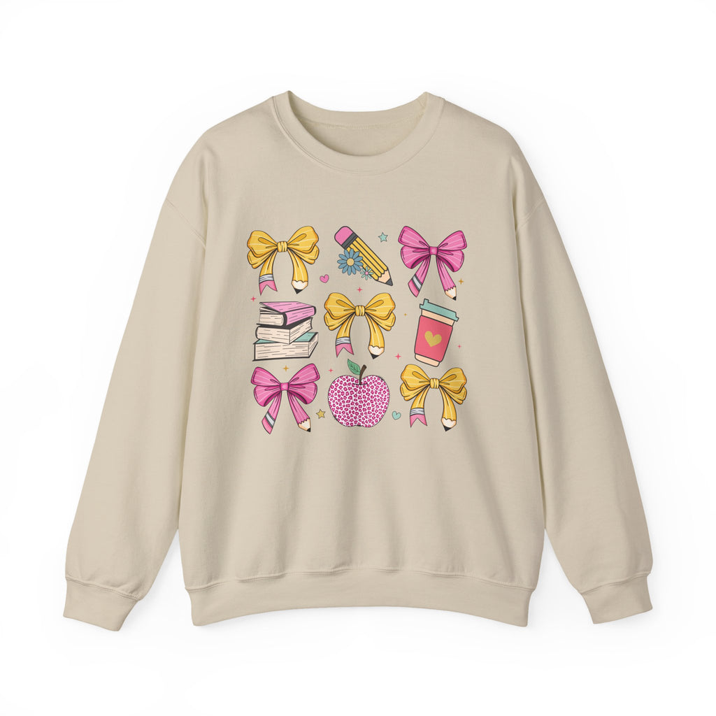 Cute Bow and Candy Sweatshirt for Girls