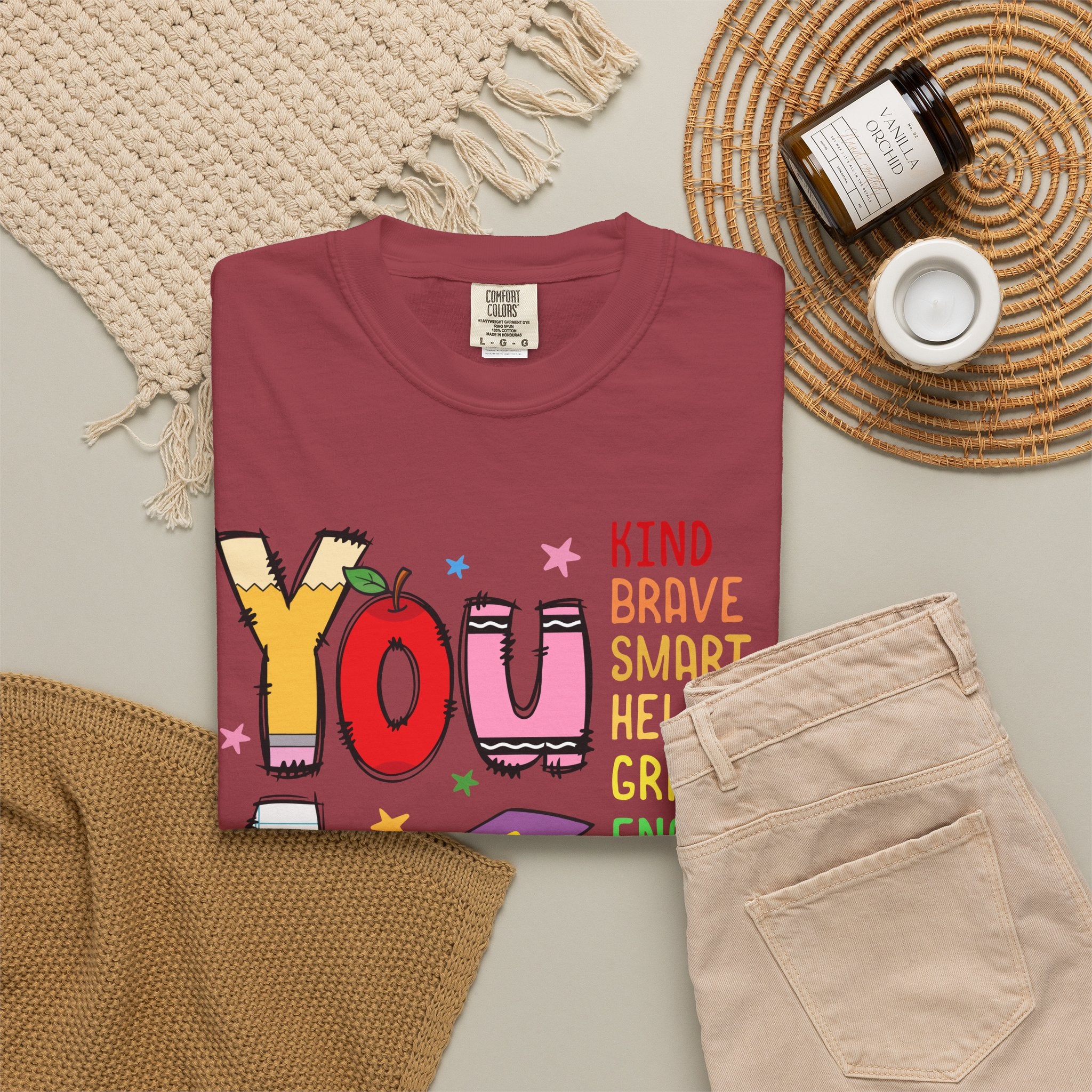 You Are Loved Inspirational T-Shirt — Positive Affirmation Tee for Kids & Teens