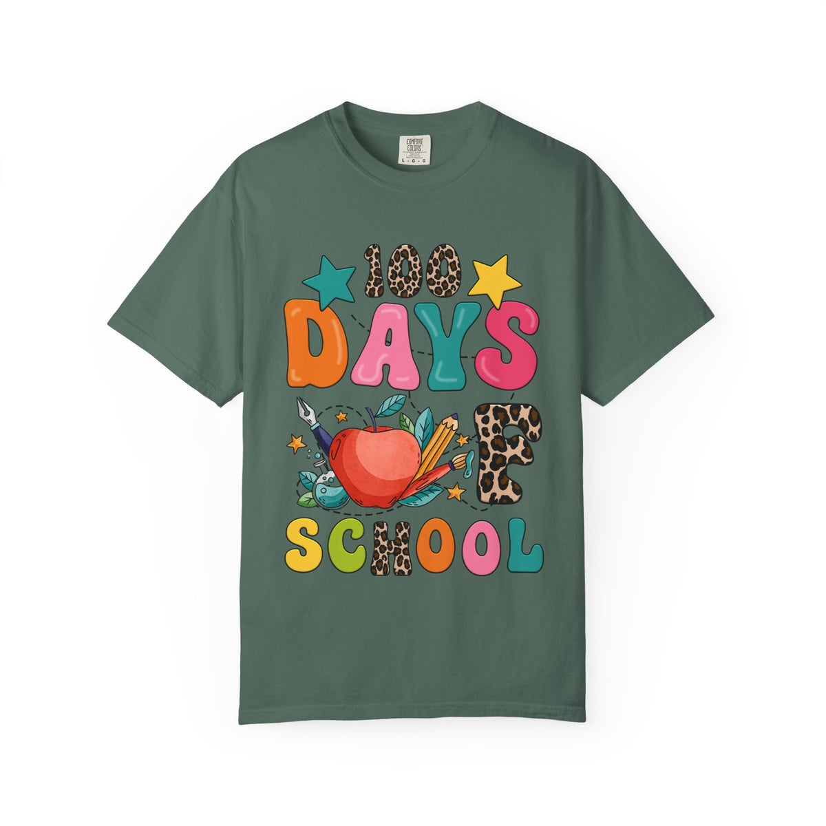 100 Days of School T-Shirt — Colorful Kids Celebration Tee