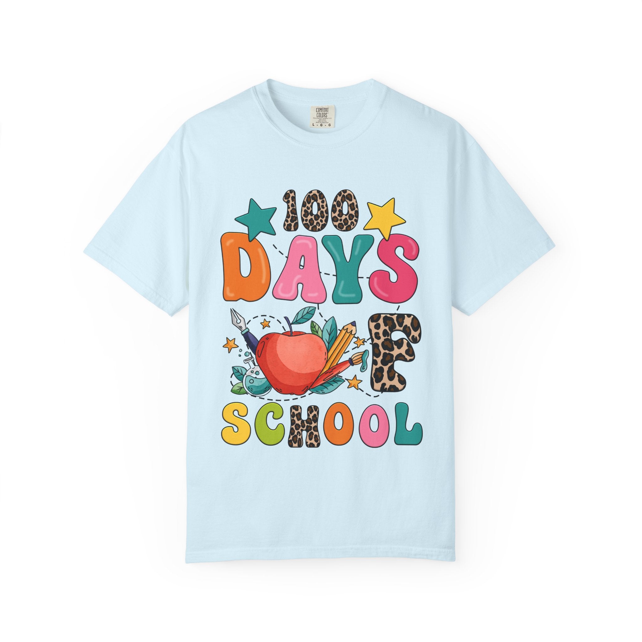 100 Days of School T-Shirt — Colorful Kids Celebration Tee
