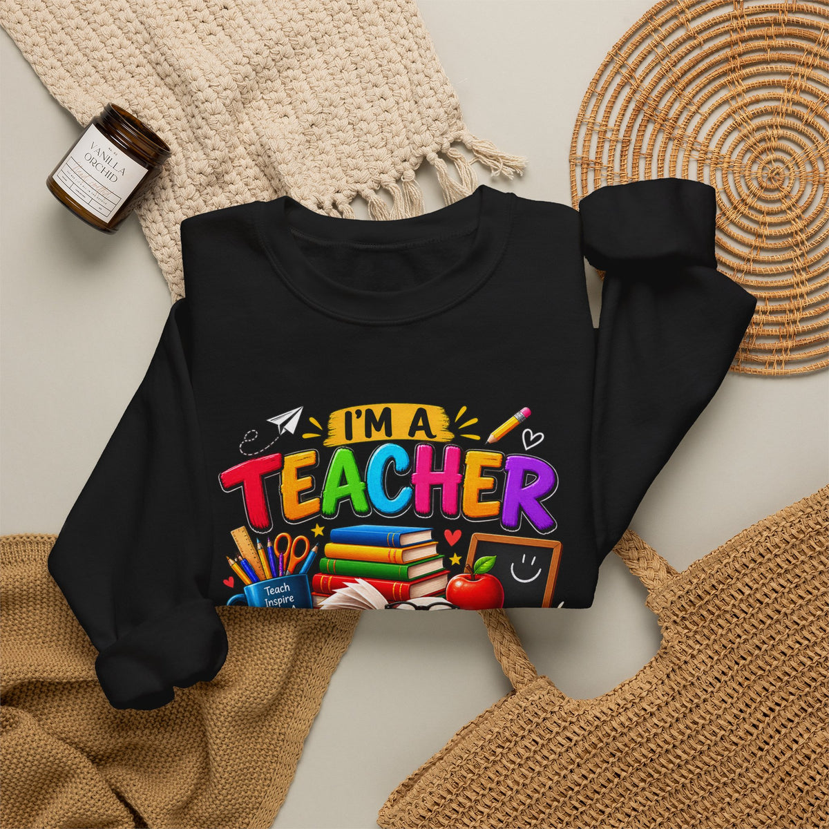 I'm a Teacher Sarcasm Level Sweatshirt