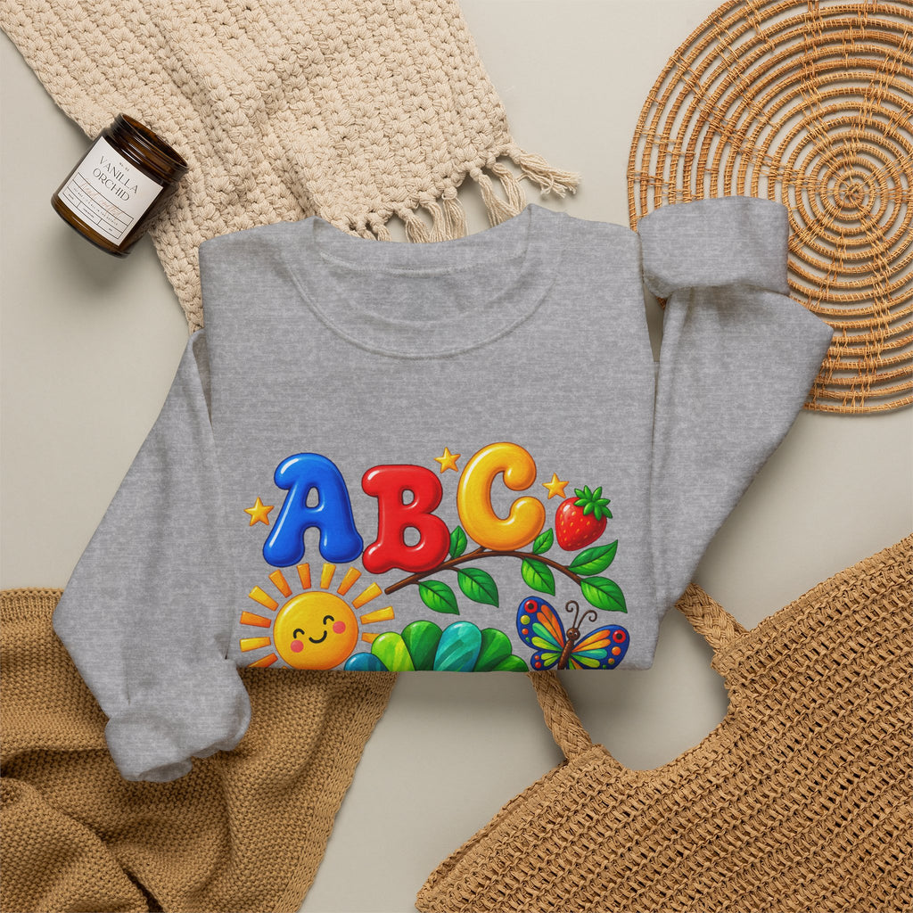 ABC 1234 Educational Sweatshirt for Kids