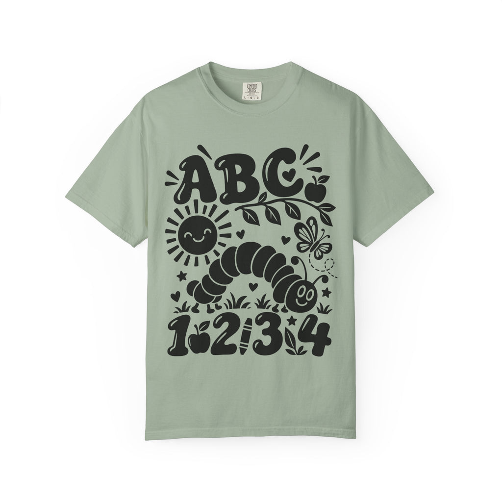 ABC 123 Caterpillar T-Shirt — Cute Educational Nursery Tee