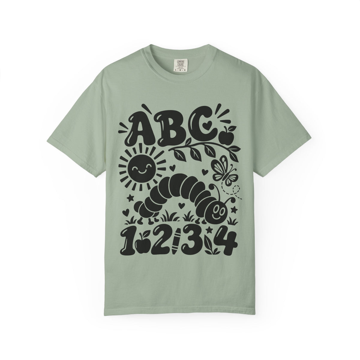 ABC 123 Caterpillar T-Shirt — Cute Educational Nursery Tee