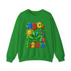ABC 1234 Educational Kids Crewneck Sweatshirt