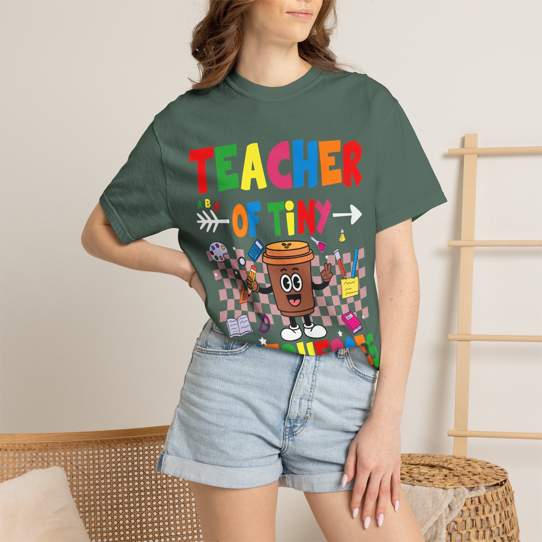 Teacher of Tiny Superheroes T-Shirt — Cute Preschool Teacher Tee