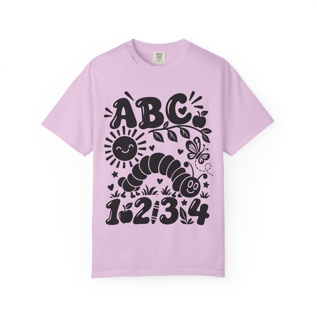 ABC 123 Caterpillar T-Shirt — Cute Educational Nursery Tee
