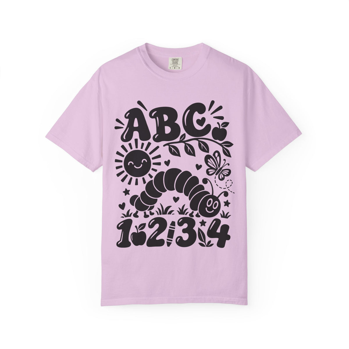ABC 123 Caterpillar T-Shirt — Cute Educational Nursery Tee