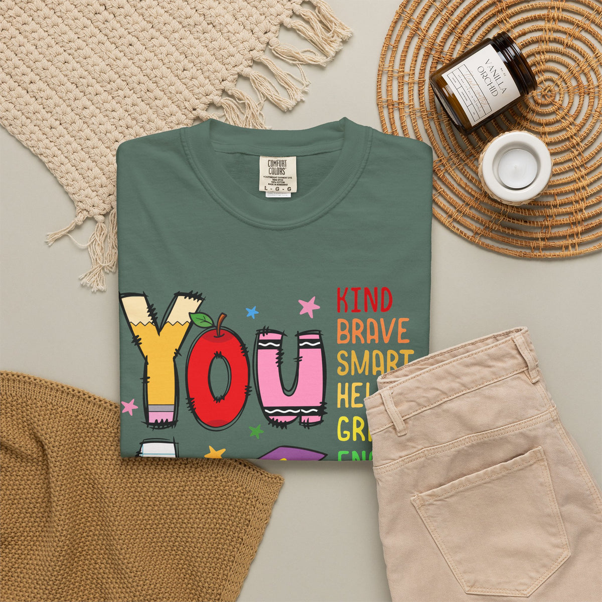 You Are Loved Inspirational T-Shirt — Positive Affirmation Tee for Kids & Teens
