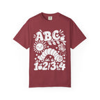 ABC 1-2-3 Educational T-Shirt — Cute Caterpillar Alphabet & Numbers Tee