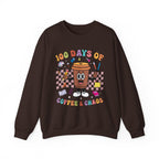 100 Days of Coffee & Chaos Crewneck Sweatshirt