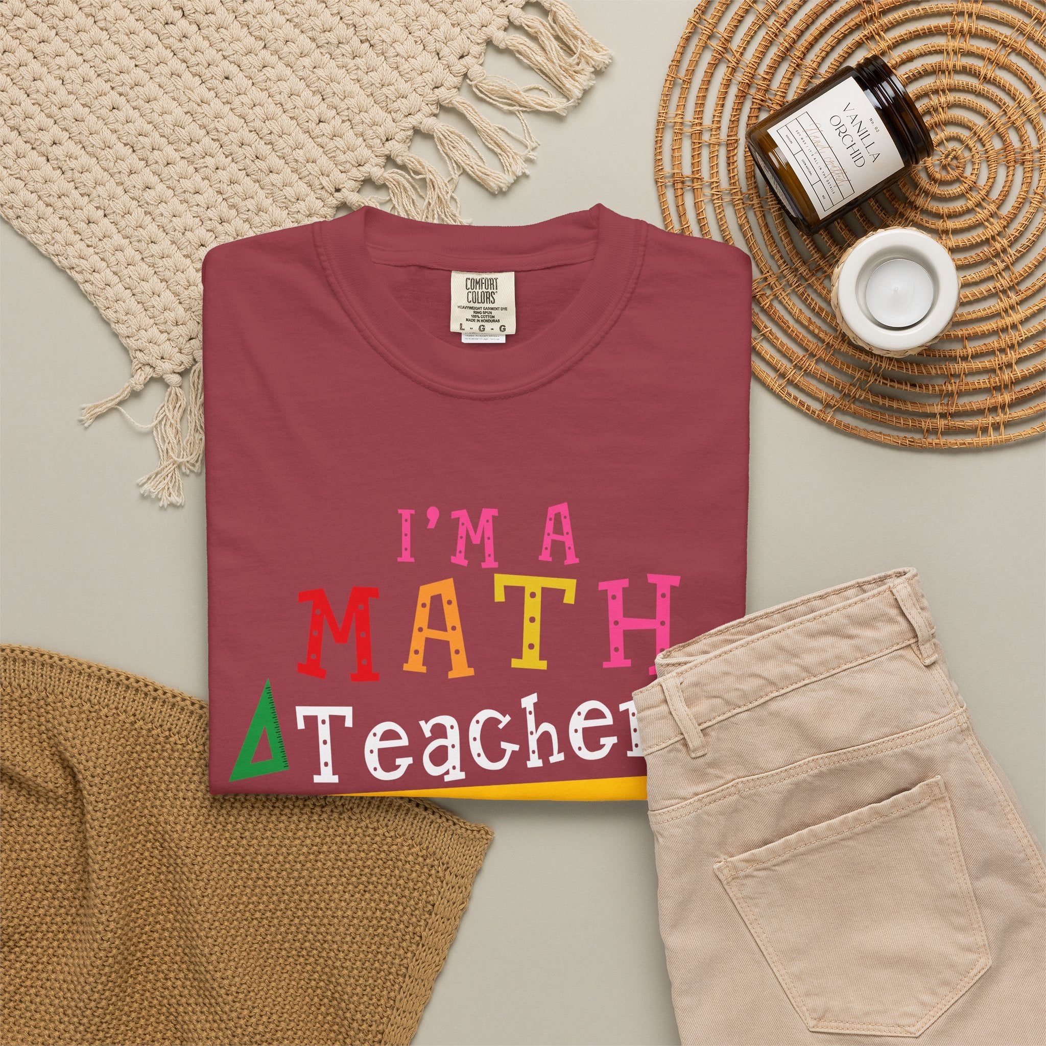 Math Teacher T-Shirt – "I’m a Math Teacher, Of Course I Have Problems" Funny Teacher Tee