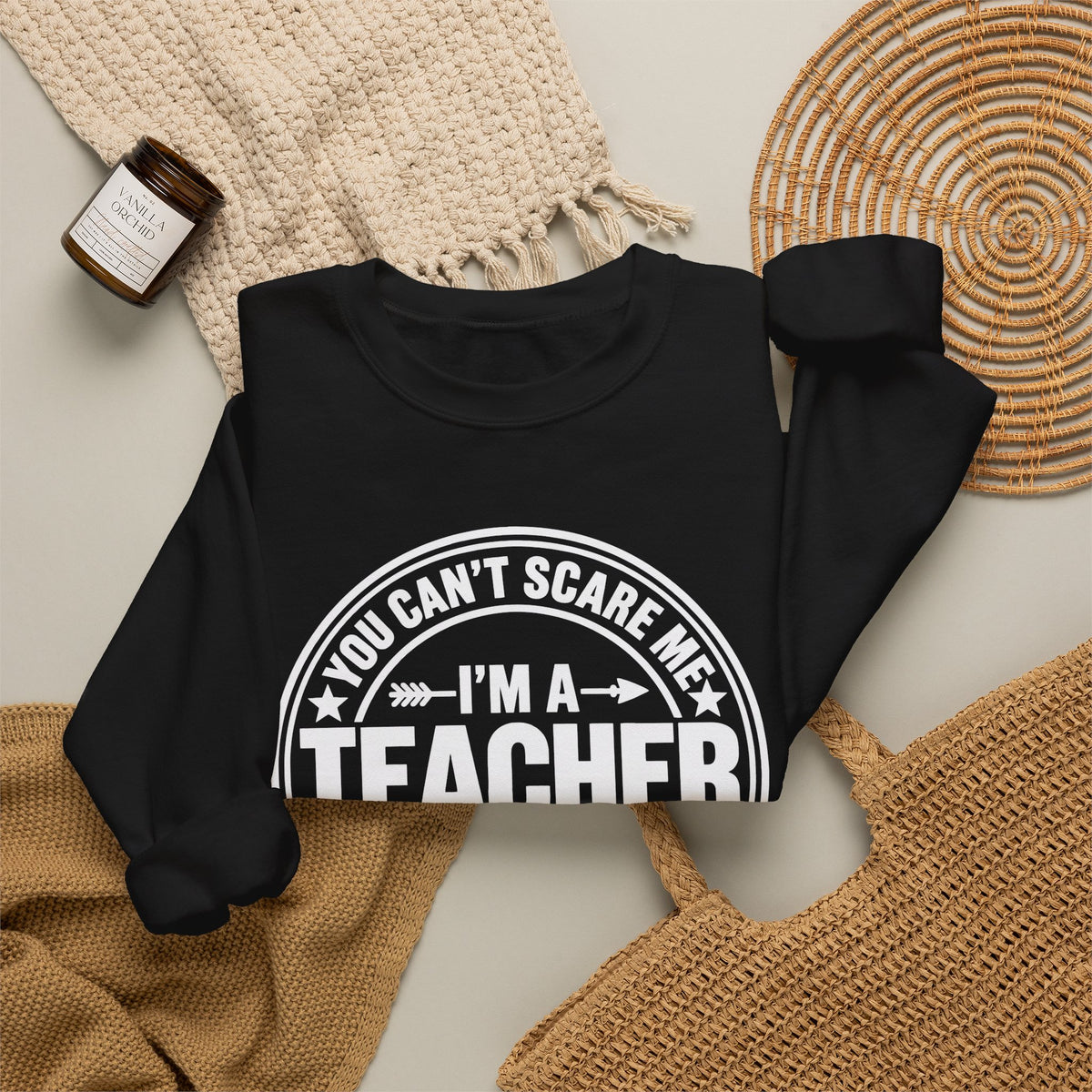 I'm a Teacher Crewneck Sweatshirt – Funny Teacher Quote