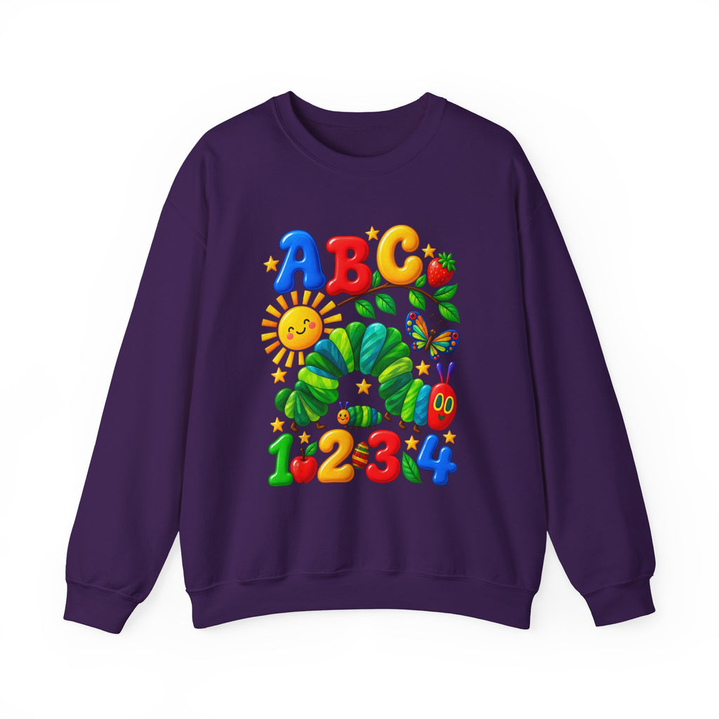 ABC 1234 Educational Kids Crewneck Sweatshirt
