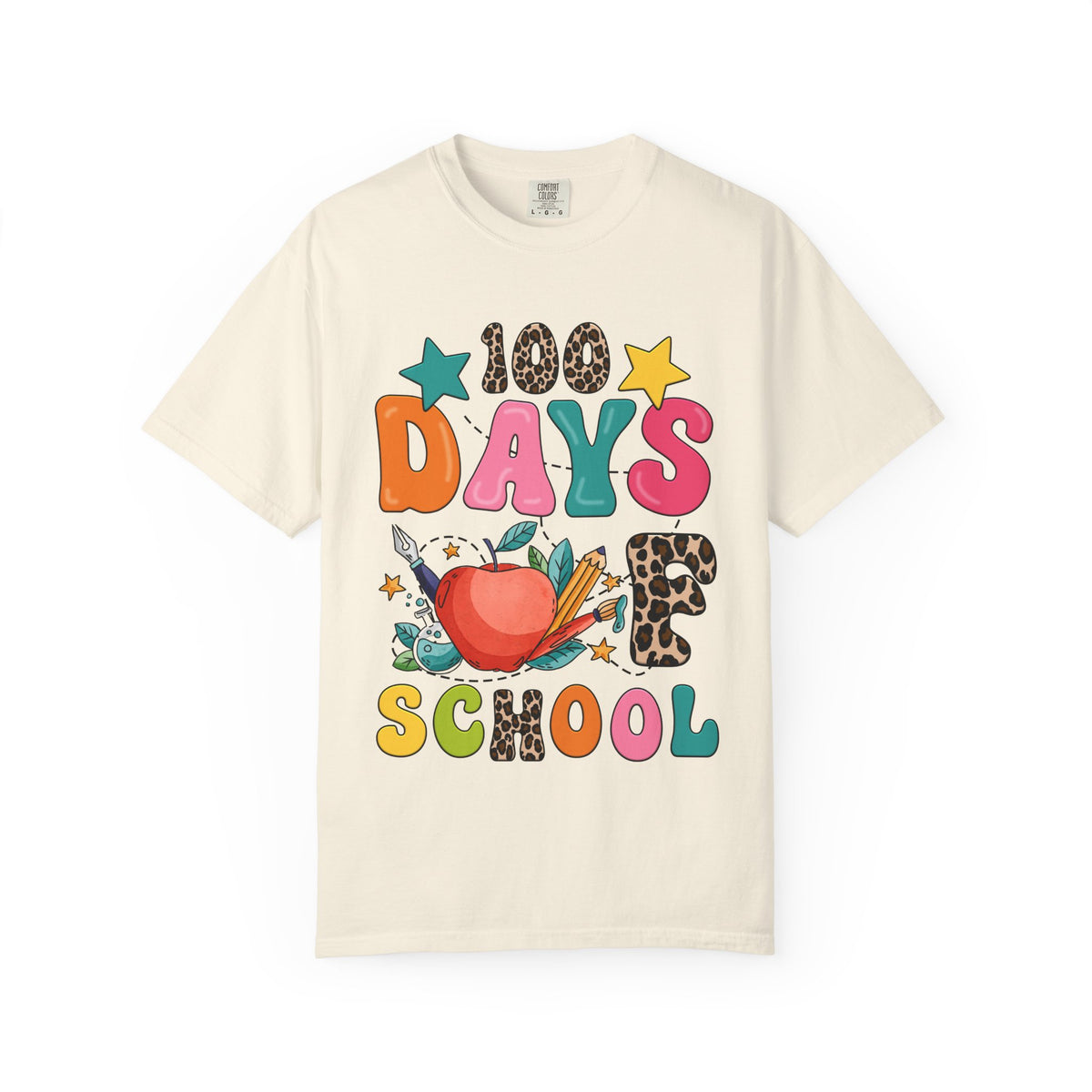 100 Days of School T-Shirt — Colorful Kids Celebration Tee