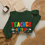 Teacher of Tiny Superheroes Crewneck Sweatshirt
