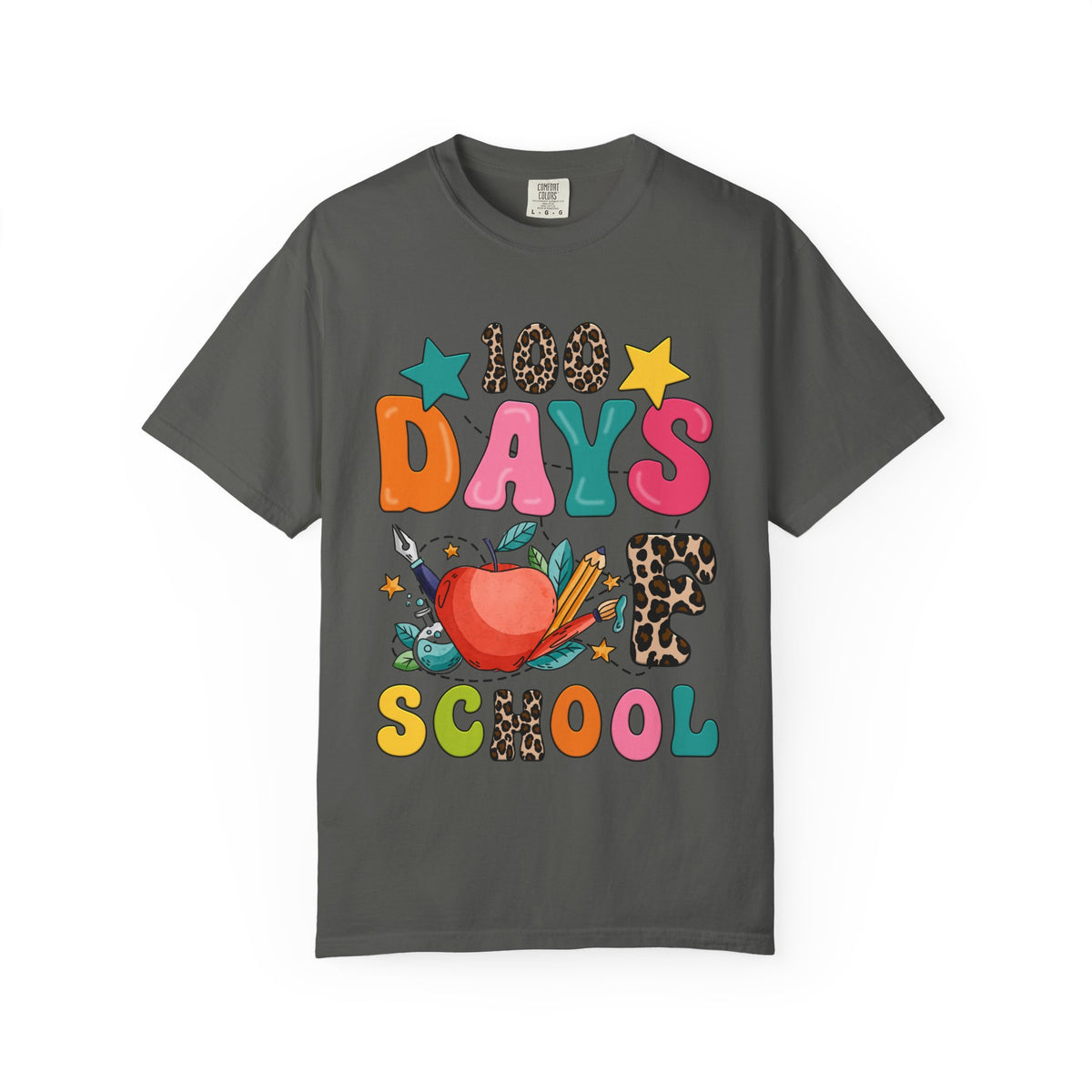 100 Days of School T-Shirt — Colorful Kids Celebration Tee