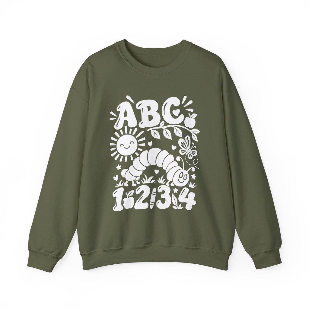ABC 1234 Educational Crewneck Sweatshirt
