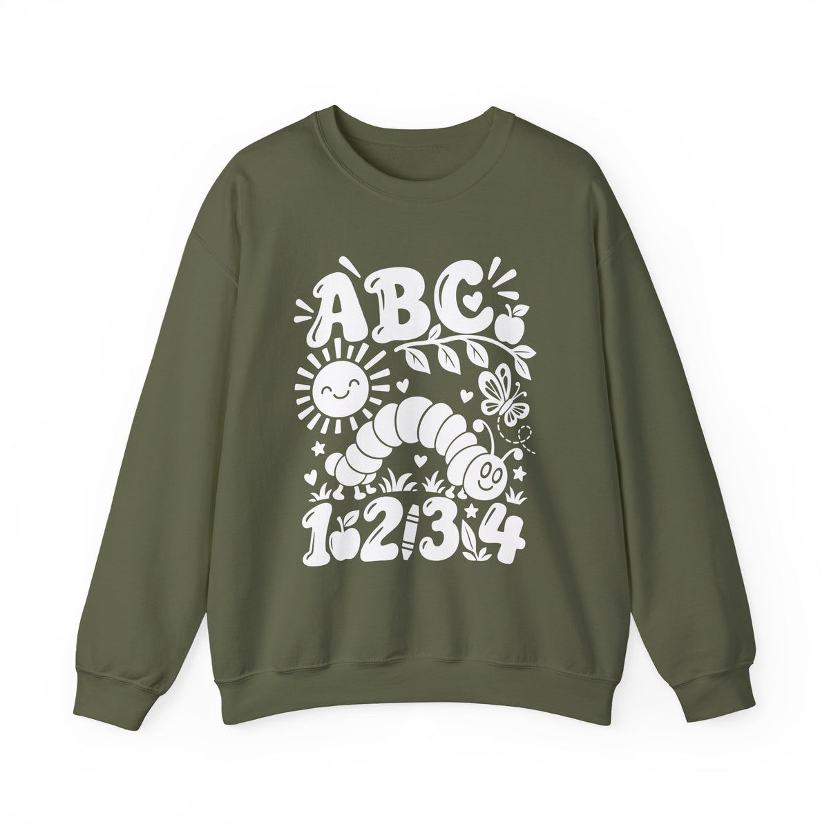 ABC 1234 Educational Crewneck Sweatshirt