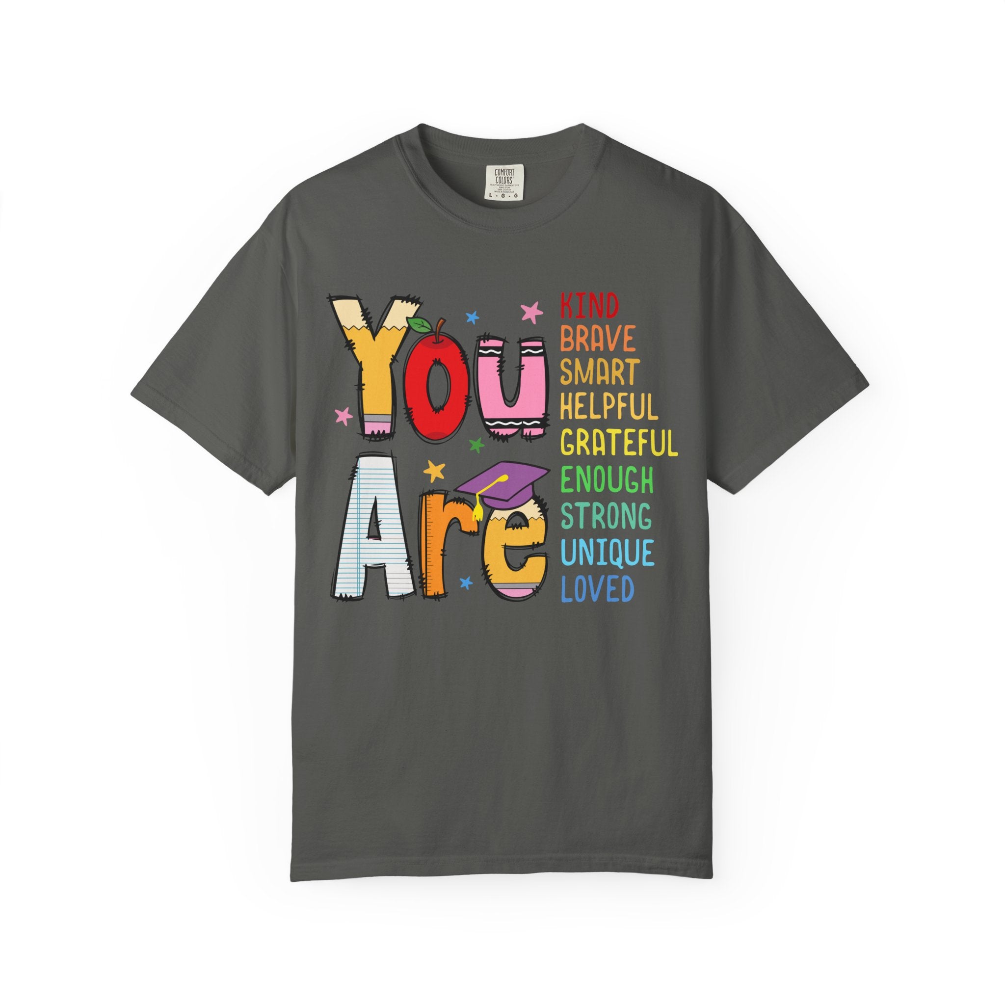 You Are Loved Inspirational T-Shirt — Positive Affirmation Tee for Kids & Teens