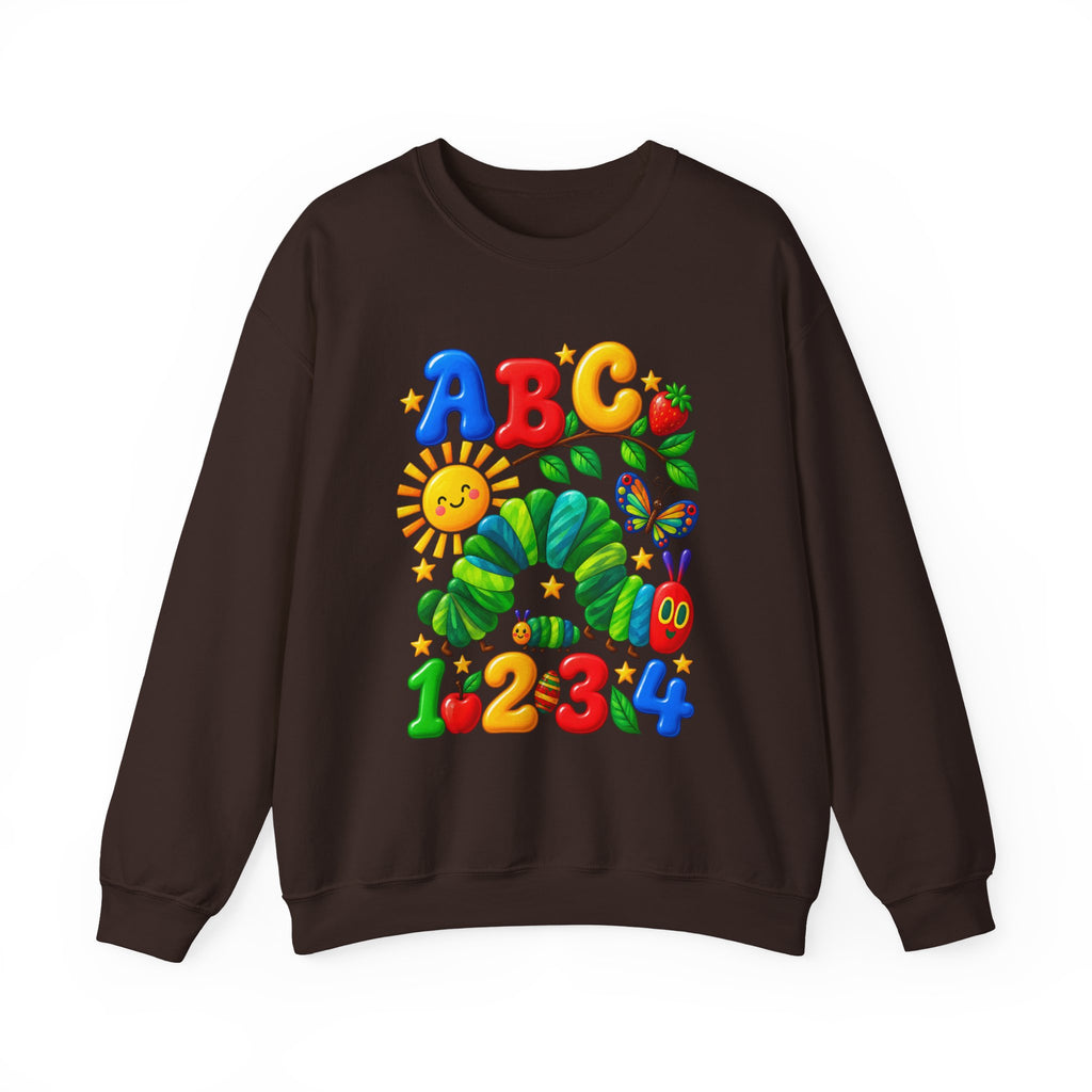 ABC 1234 Educational Kids Crewneck Sweatshirt