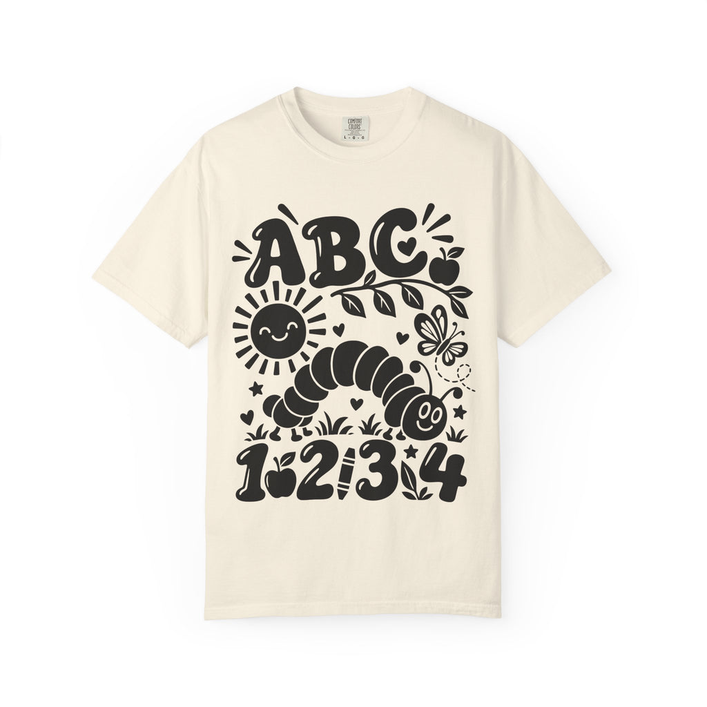 ABC 123 Caterpillar T-Shirt — Cute Educational Nursery Tee