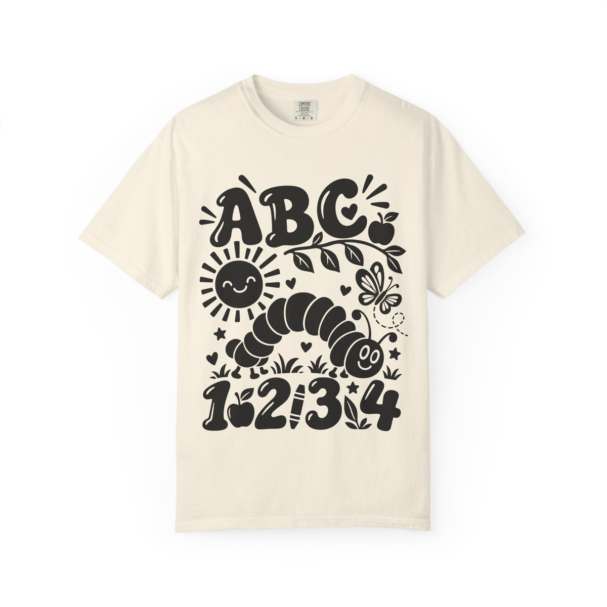 ABC 123 Caterpillar T-Shirt — Cute Educational Nursery Tee