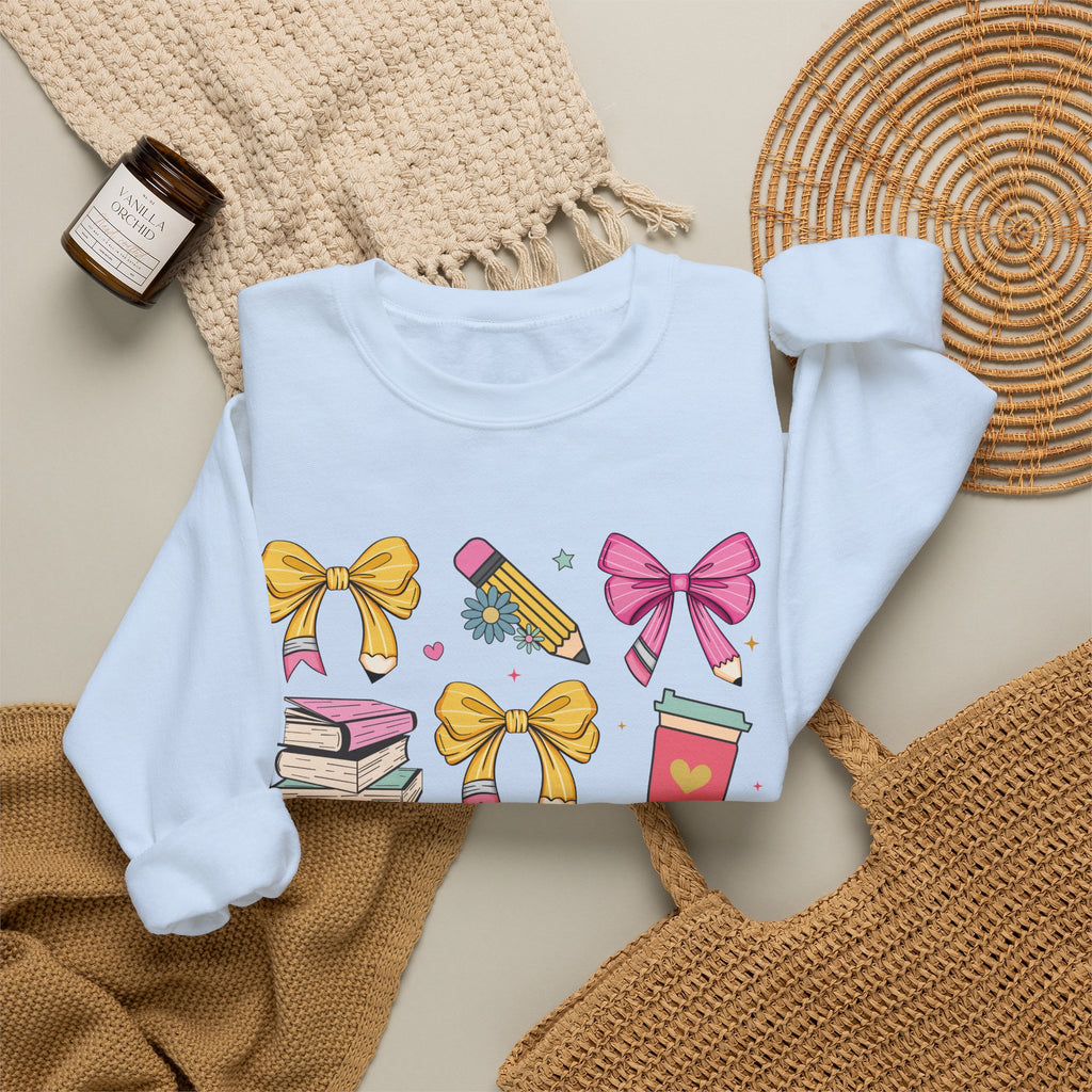 Cute Bow and Candy Sweatshirt for Girls