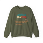 Vintage Teacher Quote Crewneck Sweatshirt